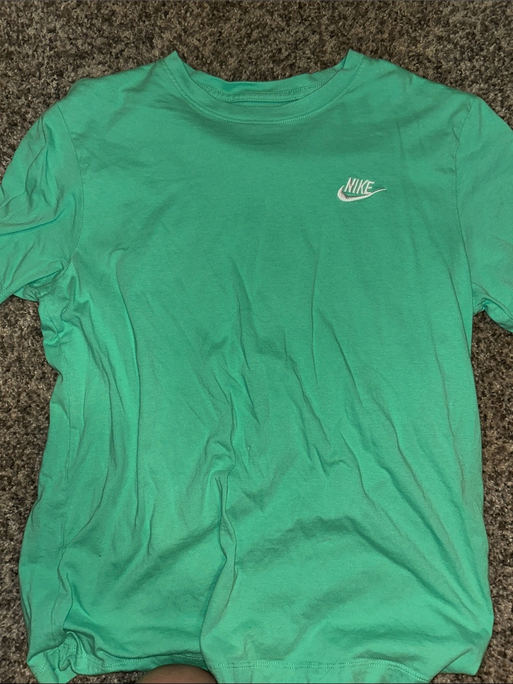 Nike Teal Short Sleeve Tee with White Swoosh